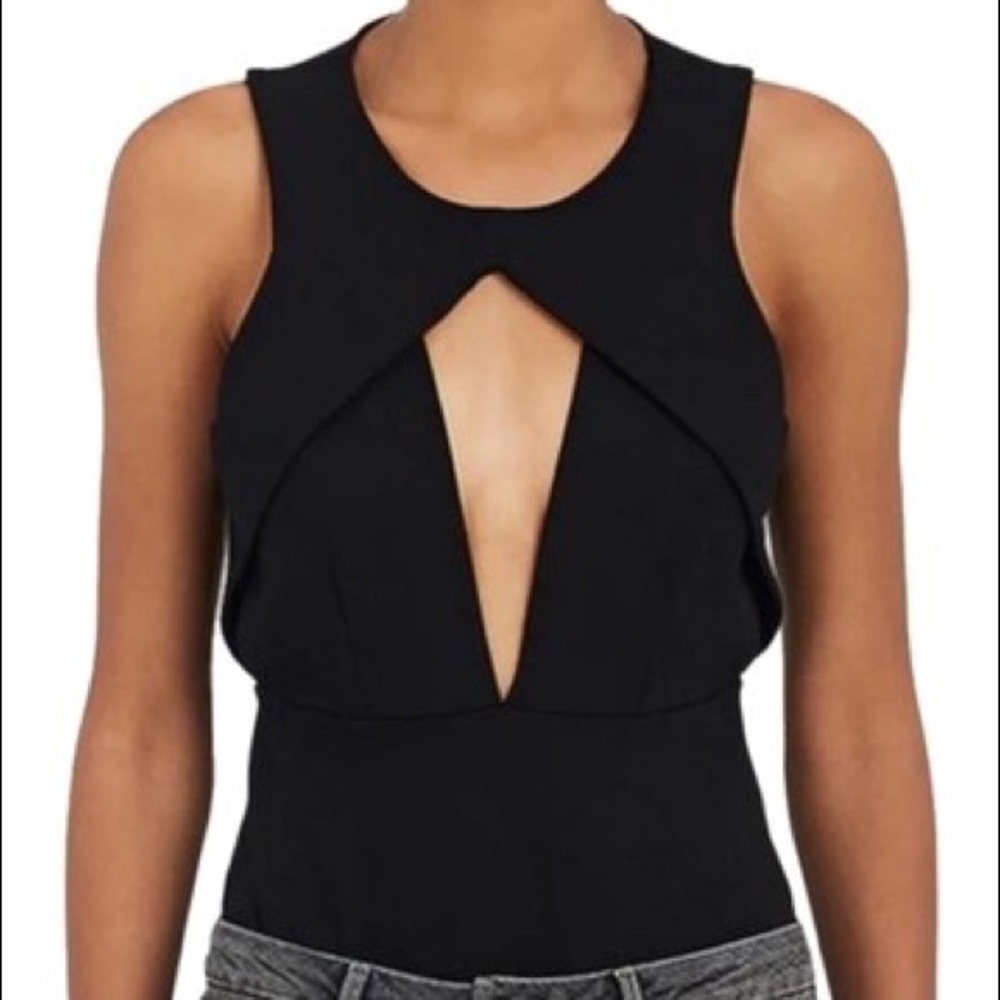 Michelle Mason Holster Cutout Ponte Bodysuit